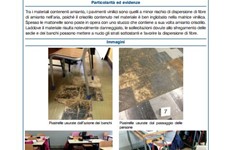 Screenshot RAPPORTO INAIL MAPPATURA AMIANTO NELLE SCUOLE