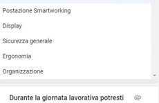 Screenshot CHECKLIST VERIFICA REQUISITI ATTIVITA' SMARTWORKING