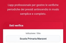 Screenshot App Android per Verifiche e Checklist Antincendio