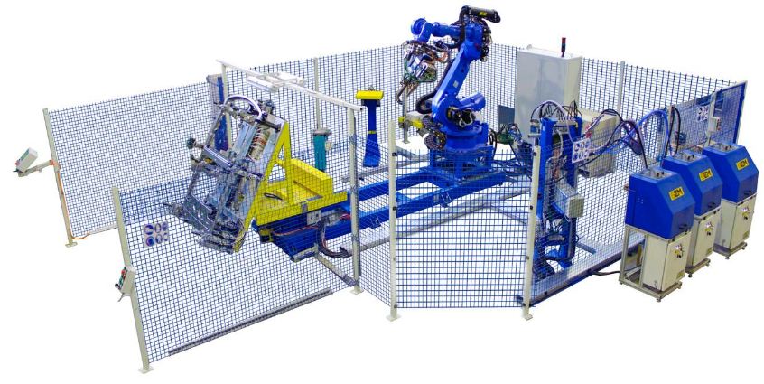 Soluções para proteção de áreas Safe Robotics da SICK