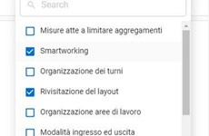 Screenshot CHECKLIST VERIFICA REQUISITI GESTIONE EMERGENZA COVID19