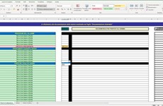 Screenshot File excel audit misure antincendio ed evacuazione
