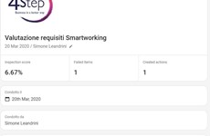 Screenshot CHECKLIST VERIFICA REQUISITI ATTIVITA' SMARTWORKING