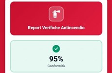 Screenshot App Android per Verifiche e Checklist Antincendio