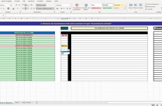 Screenshot File excel ed iAuditor - Audit Progettazione e sviluppo