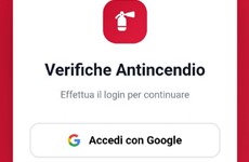 Screenshot App Android per Verifiche e Checklist Antincendio
