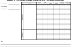 Screenshot VERBALI DI CONSEGNA E VERIFICA D'UTILIZZO DEI DPI