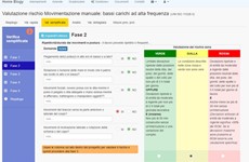 Screenshot ELOGY - VALUTAZIONE MOVIMENTI RIPETITIVI - OCRA CHECKLIST 