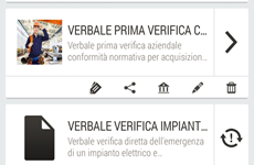 Screenshot VERBALE PRIMA VERIFICA CONFORMITA' AZIENDALE