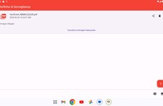 Screenshot App Android per Checklist Sorveglianza Antincendio 