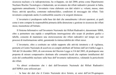 Screenshot Rifiuti radioattivi: inventario nazionale ISPRA
