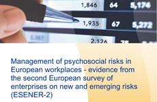 Screenshot Gestione rischi psicosociali nei luoghi di lavoro in Europa