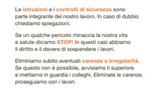 Screenshot OTTO REGOLE VITALI PER CHI LAVORA CON I DPI ANTICADUTA