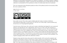 Screenshot RAPPORTO FAO BIODIVERSITA' ALIMENTAZIONE E AGRICOLTURA