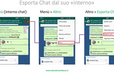 Screenshot GUIDA AL SALVATAGGIO E AL BACKUP DEI MESSAGGI SU WHATSAPP