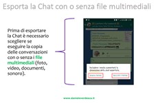 Screenshot GUIDA AL SALVATAGGIO E AL BACKUP DEI MESSAGGI SU WHATSAPP