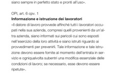 Screenshot REGOLE SICURE PER CHI LAVORA CON L' ELETTRICITA'